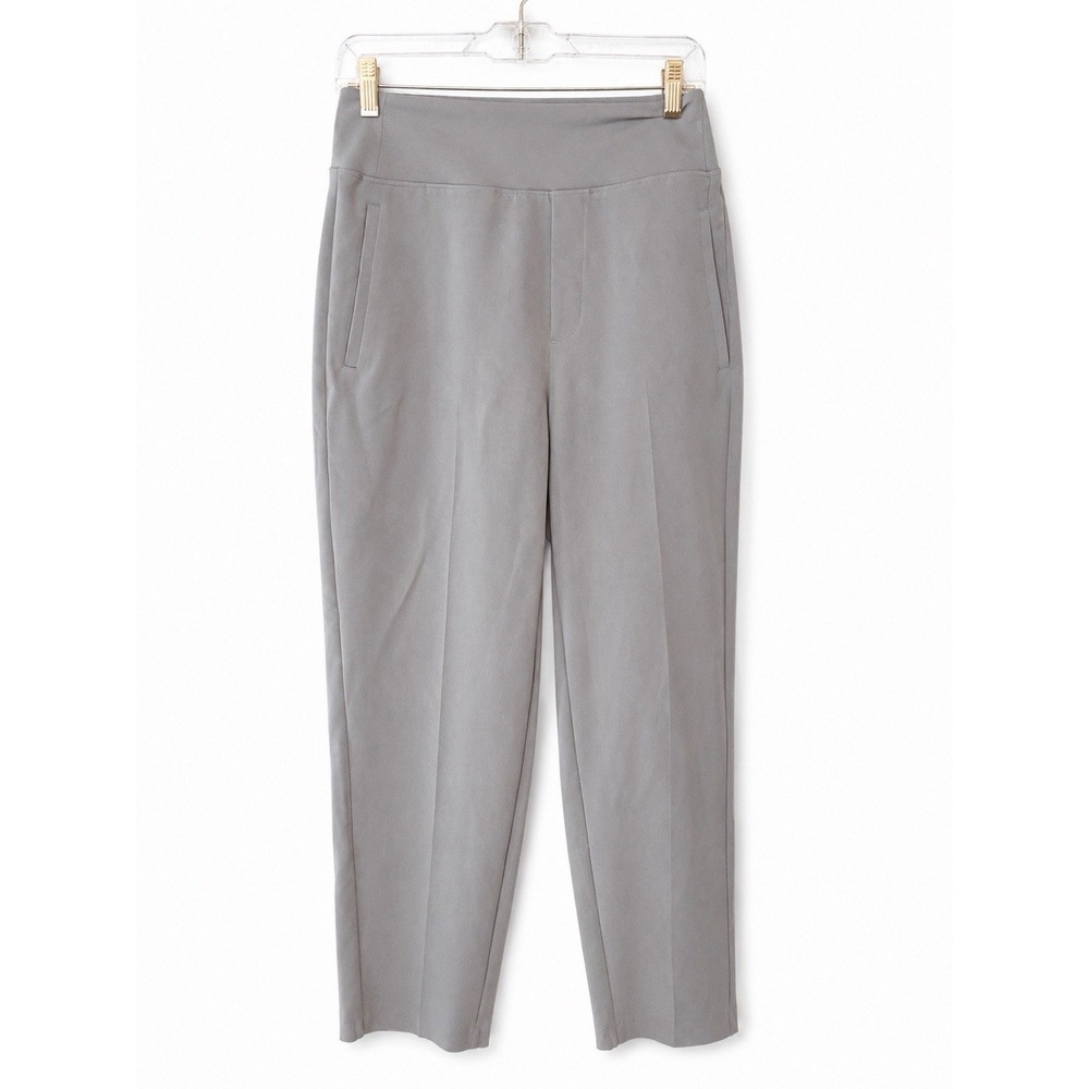Athleta Brooklyn Travel Pants Women's Size 10 Gray Pull On Stretch Ankle Career